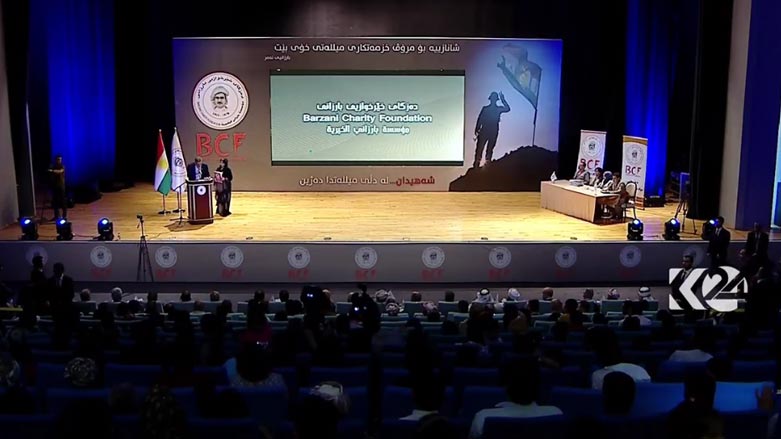 له‌ هه‌ولێر ده‌زگاى خێرخوازى بارزانى هاوكارى كه‌سوكارى شه‌هيدان ده‌كات