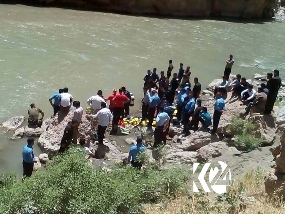 دوو ھاووڵاتی لە رووباری گەلی عەلی بەگ خنكان