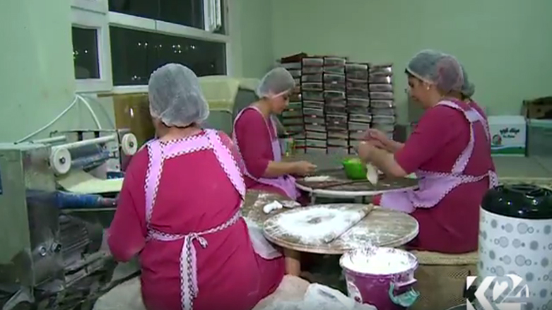 كارگەیەكی تایبەت بە ژنان بۆ دروستكردنی كولیچە و برمە و نان دەكرێتەوە