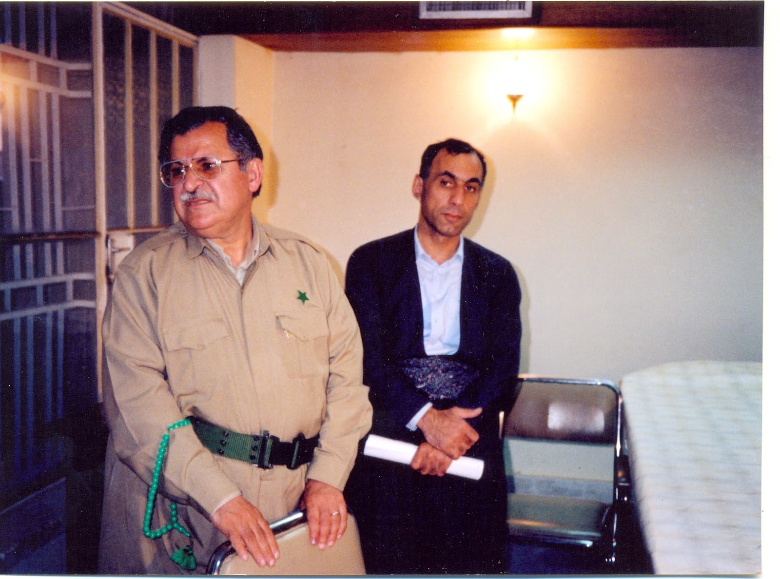 عه‌دنان موفتی له‌گه‌ڵ جه‌لال تاڵه‌بانی