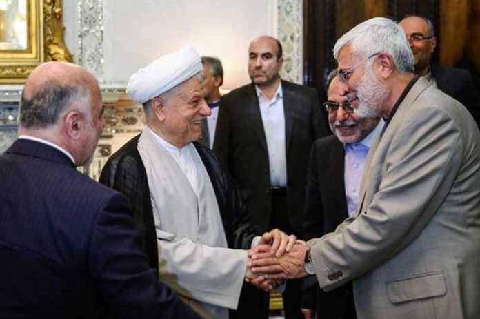 ابومهدی المهندس و علی اکبر هاشمی رفسنجانی