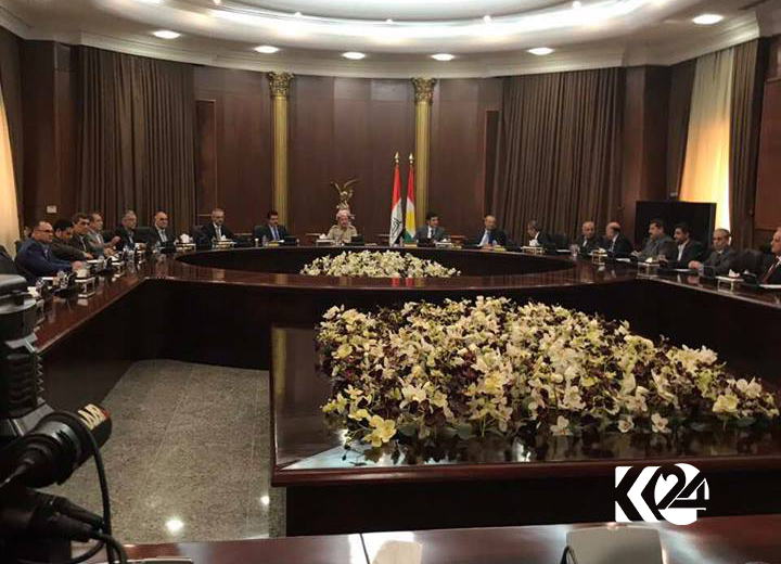 بە سەرۆكایەتی بارزانی ئەنجوومەنی باڵای ریفراندۆم لە كۆبوونەوەدایە