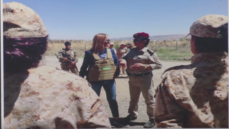 American celebrity takes Kushner-inspired photo in homage to Peshmerga women