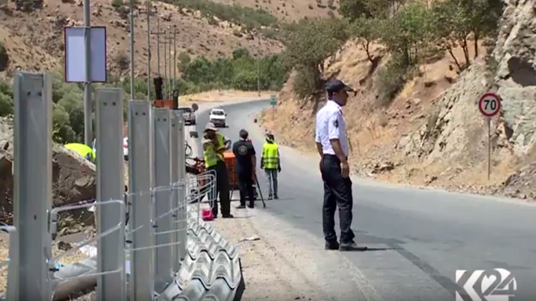 كۆمپانیایەكی ئیتالی دیواری سەلامەتی بۆ رێگای ھامڵتۆن دروست دەكات