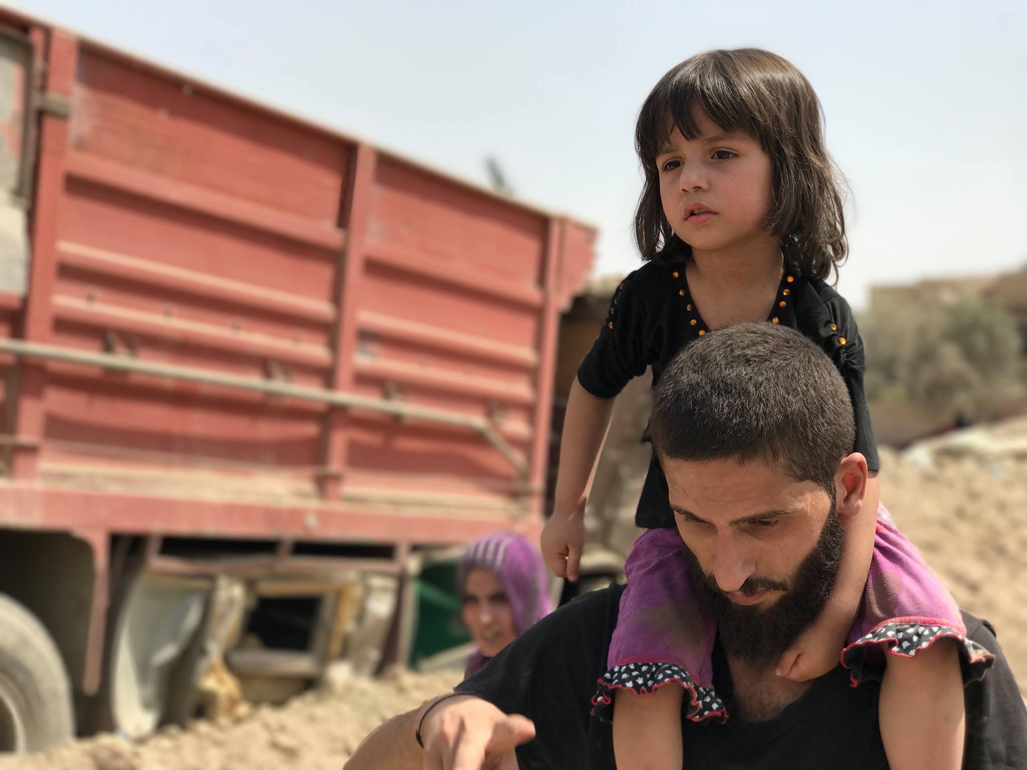 Civilians flee from the Islamic State (IS) controlled areas in the west of Mosul, northern Iraq. (Photo: Kurdistan24 / Zerdasht Hame)