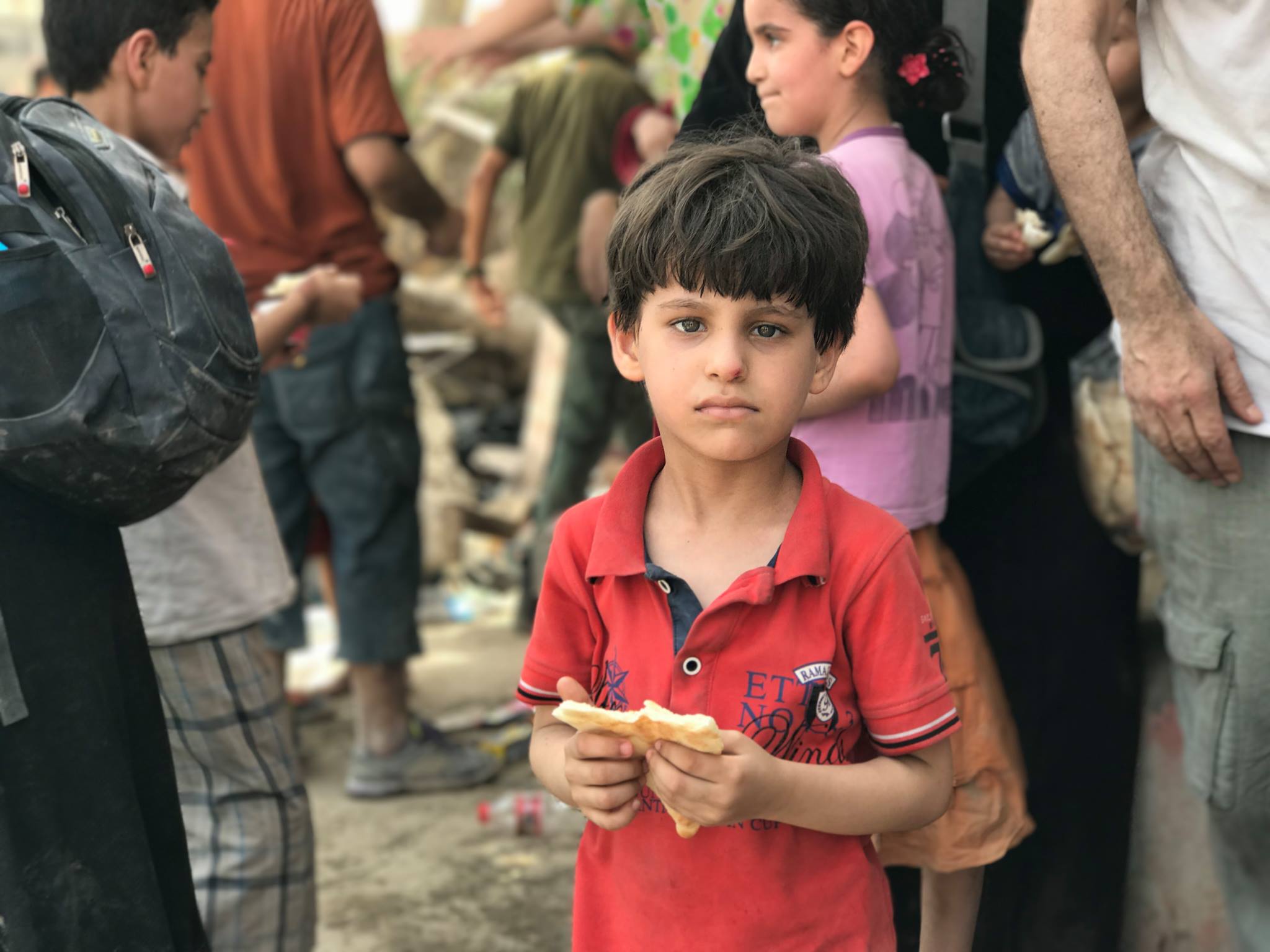 Civilians flee from the Islamic State (IS) controlled areas in the west of Mosul, northern Iraq. (Photo: Kurdistan24 / Zerdasht Hame)