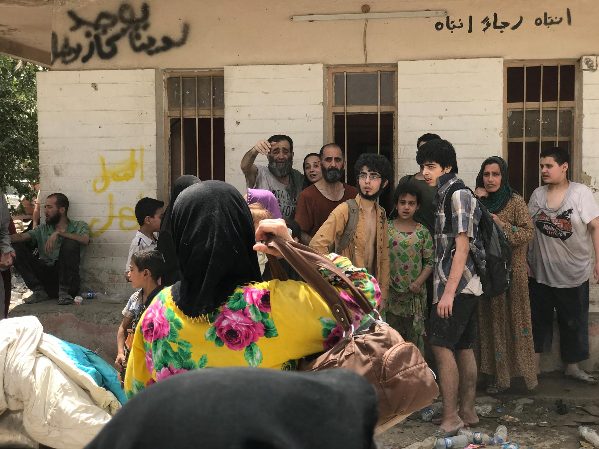 Civilians flee from the Islamic State (IS) controlled areas in the west of Mosul, northern Iraq. (Photo: Kurdistan24 / Zerdasht Hame)