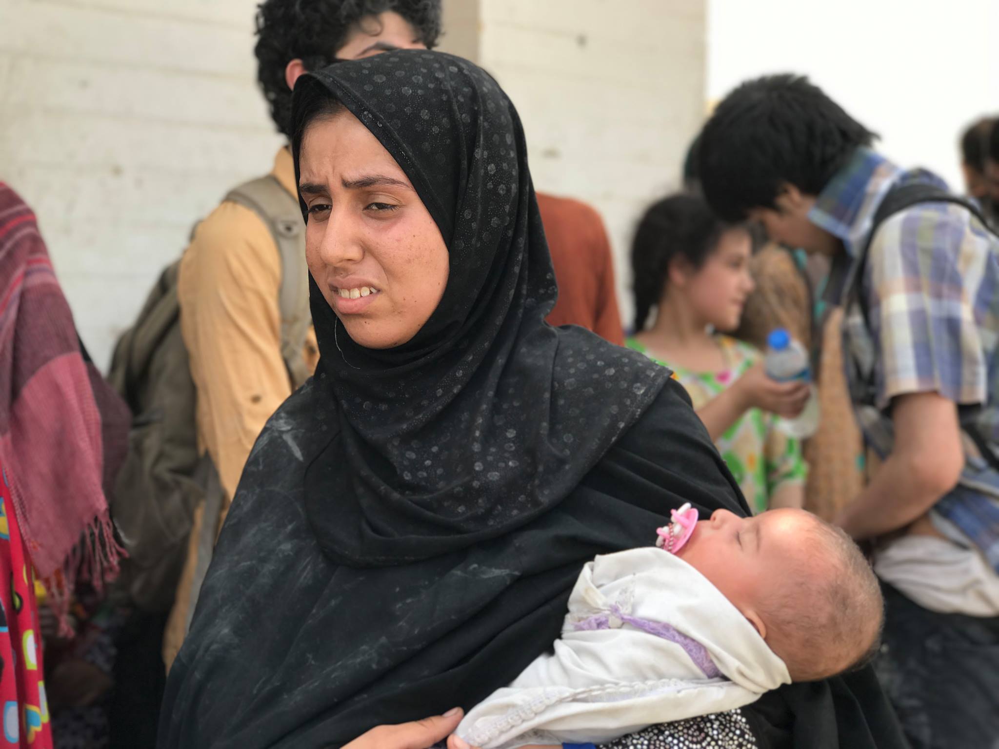 Civilians flee from the Islamic State (IS) controlled areas in the west of Mosul, northern Iraq. (Photo: Kurdistan24 / Zerdasht Hame)