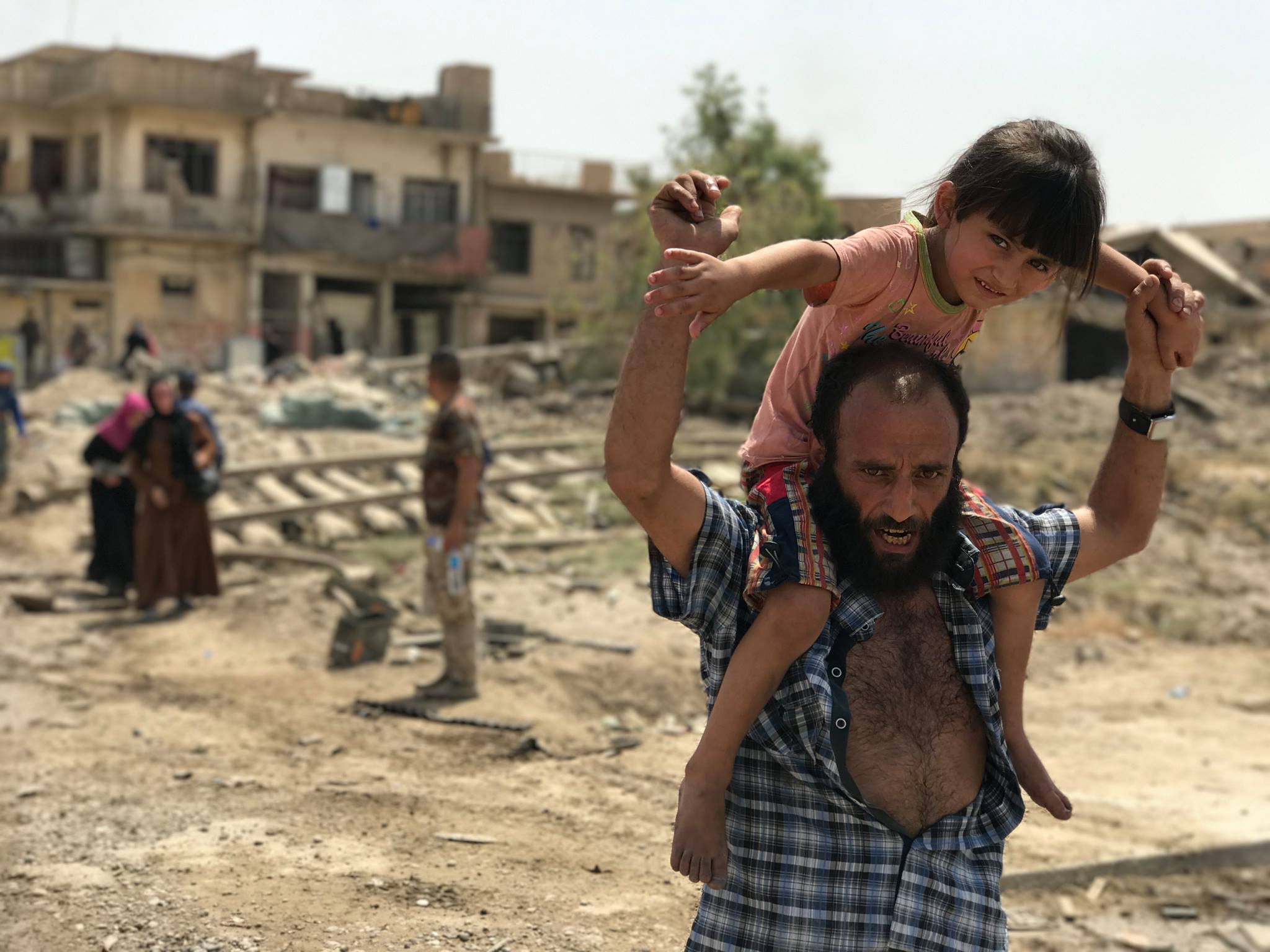 Civilians flee from the Islamic State (IS) controlled areas in the west of Mosul, northern Iraq. (Photo: Kurdistan24 / Zerdasht Hame)
