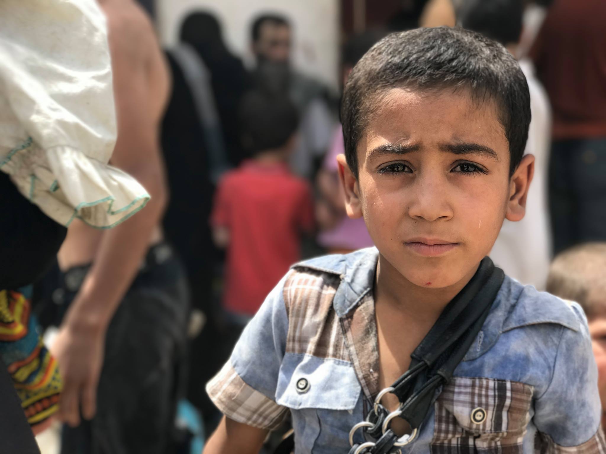 Civilians flee from the Islamic State (IS) controlled areas in the west of Mosul, northern Iraq. (Photo: Kurdistan24 / Zerdasht Hame)