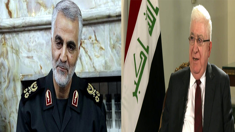 فوئاد مەعسووم: قاسم سولەیمانی راوێژكاری وەزارەتی بەرگری عێراقە