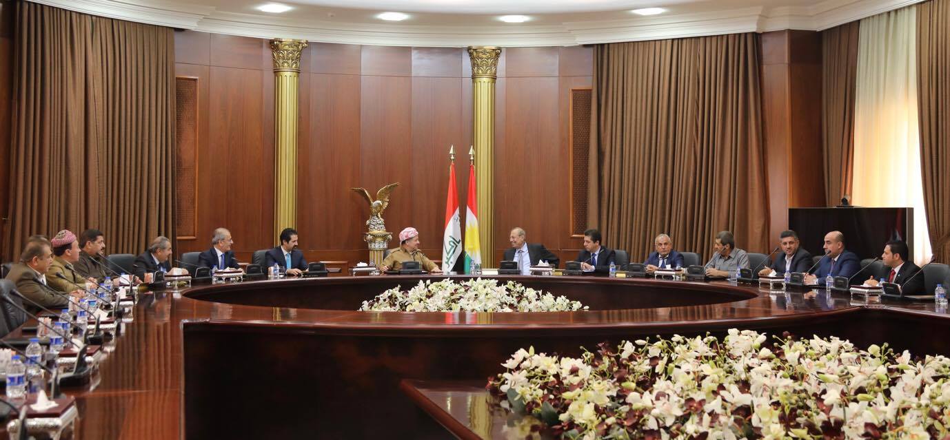 بە سەرۆكایەتی بارزانی كۆبوونەوەی ئەنجوومەنی باڵای ریفراندۆم دەستیپێكرد