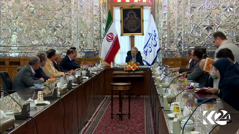 هیات اتحادیه میهنی کردستان با علی لاریجانی رئیس مجلس شورای اسلامی، 27 تیر ماه 1396