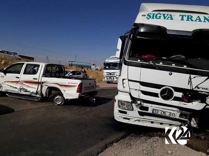 لە رووداوێکی ھاتووچۆدا پێنج کەس گیانيان لەدەستدا  