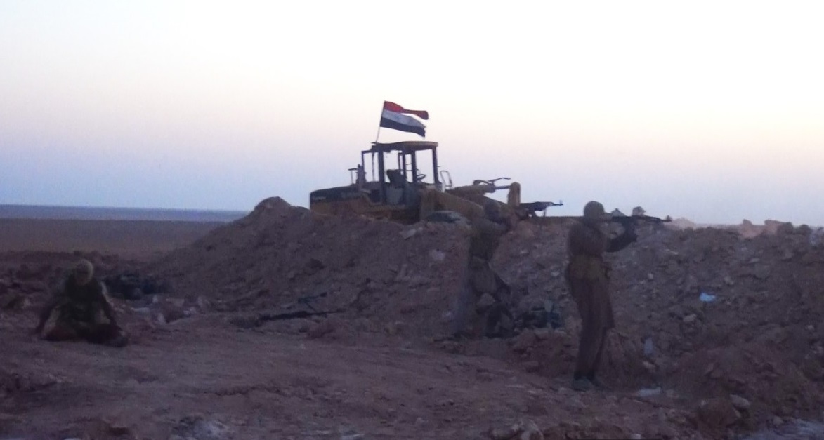 IS attack on Hashd al-Shaabi position.