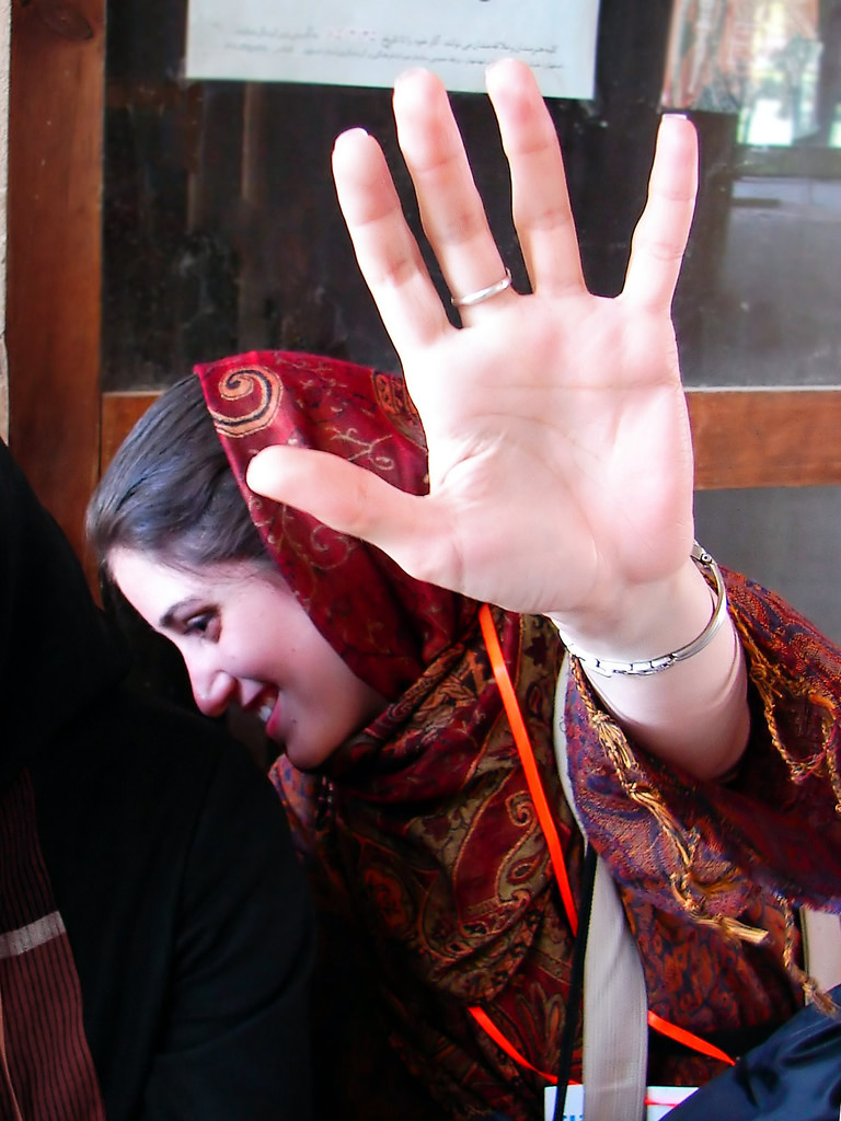An Iranian woman in Isfahan. (Photo: Flicker)