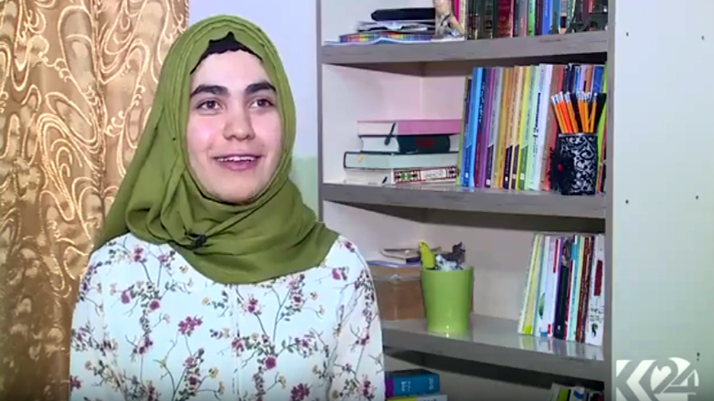 قوتابیە یەكەمەكەی كەركووك كچە پێشمەرگەیە