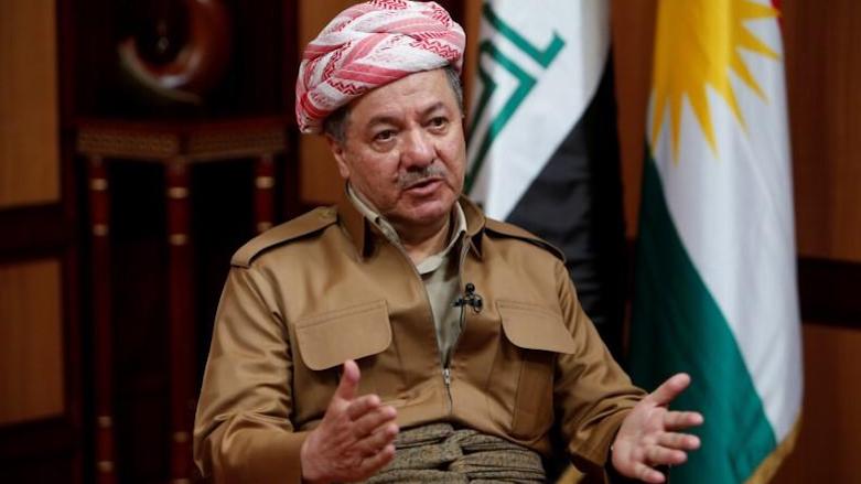 Kurdistan Region’s President Massoud Barzani speaks during an interview, Erbil, Kurdistan, July 6, 2017. (Photo: Reuters)