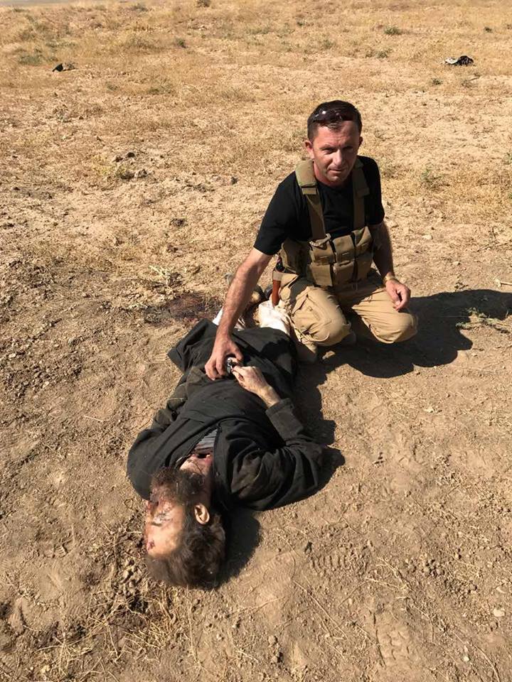 Peshmerga forces kill three Islamic State (IS) suicide bombers in the Kaske area, northeast of Tal Afar town in northern Iraq, Aug. 23, 2017. (Photo: Kurdistan 24)