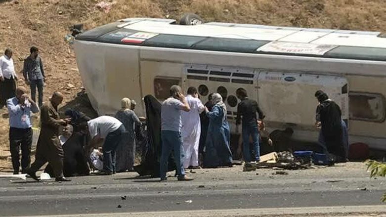 اصابات في صفوف حجاج بحادث سير قرب السليمانية