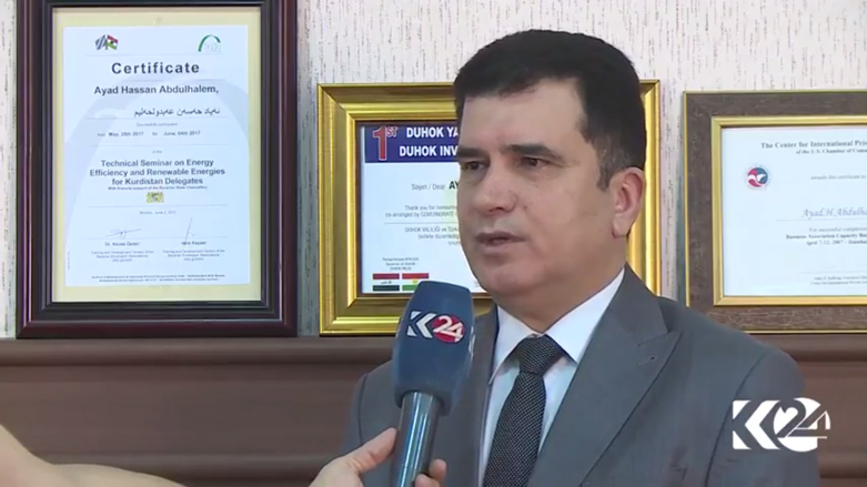 رئيس غرفة تجارة وصناعة دهوك اياد حسن