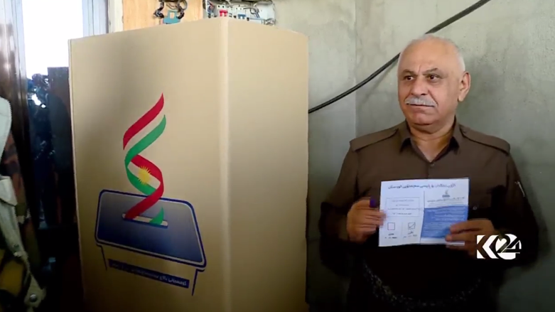 نیروهای امنیتی و پیشمرگه رای دادند