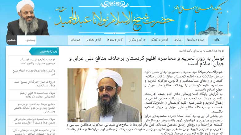 امام جمعە بزرگترین شهر بلوچستان ایران: محاصره کردستان بر خلاف منافع جهان اسلام است