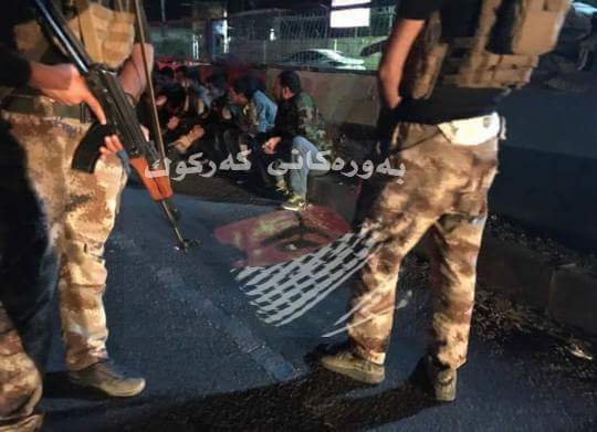 پێشمەرگە دەستی بەسەر چەندین چەك و تەقەمەنی حەشدی شەعبی داگرت