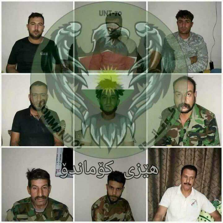 پێشمەرگە دەستی بەسەر چەندین چەك و تەقەمەنی حەشدی شەعبی داگرت