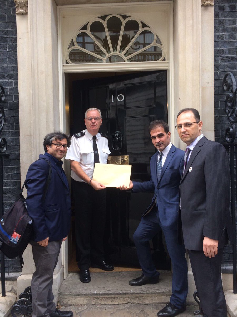 Kurdistani diaspora delivers a letter of support to Kurdistan independence referendum asking the UK government’s support.