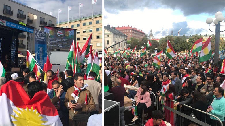 لە سوید بە بەشداری 10 هەزار كەس فێستیڤاڵی سەربەخۆیی كوردستان بەڕێوەچوو