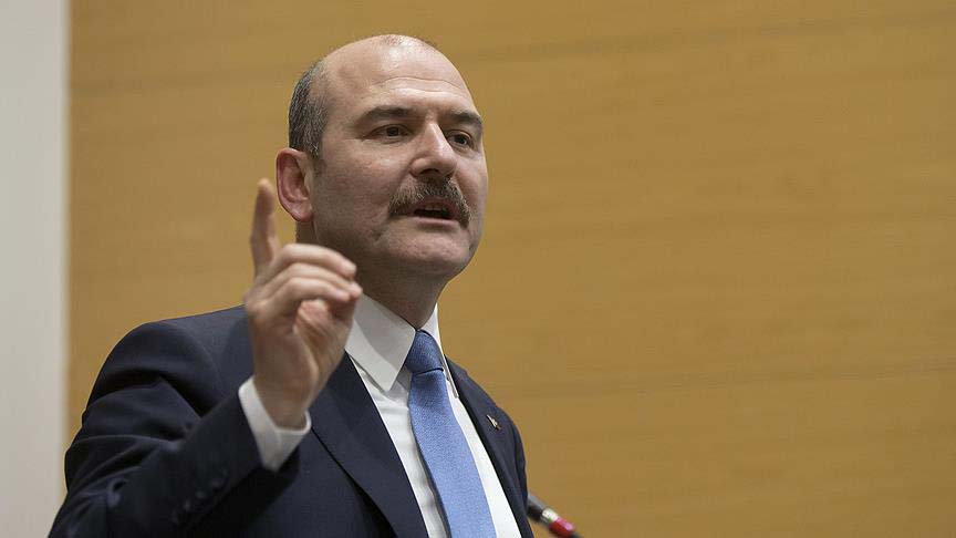 Turkey's Interior Minister Suleyman Soylu. (Photo: AA)