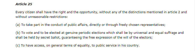 Article 25 of the Universal Declaration of Human Rights