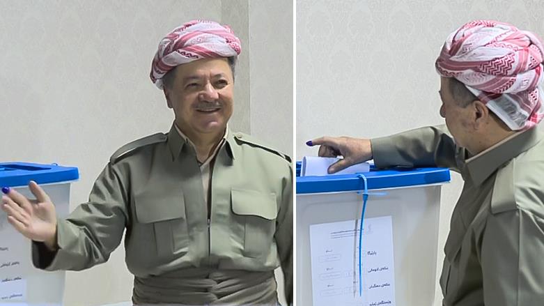 بالصور.. قادة كوردستان يدلون باصواتهم في 