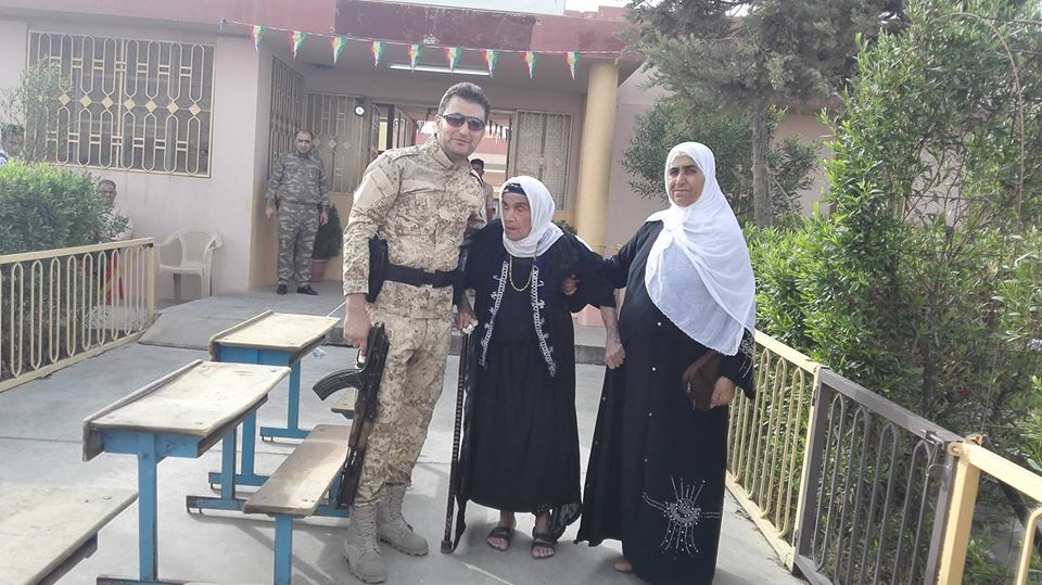 بالصور.. استفتاء كوردستان يشهد ذروته