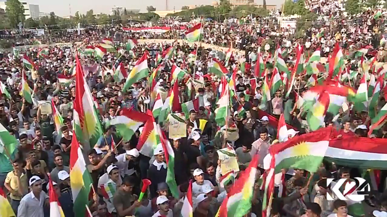 بالصور.. الكورد يواصلون إحياء الاحتفالات الداعمة للاستقلال
