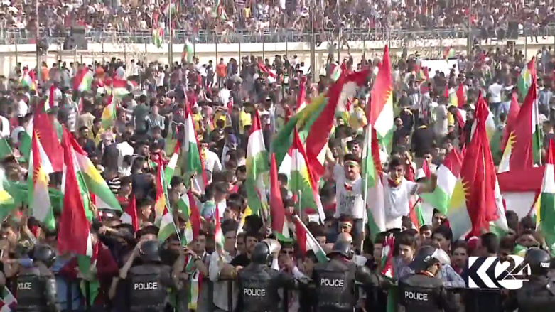 بالصور.. الكورد يواصلون إحياء الاحتفالات الداعمة للاستقلال