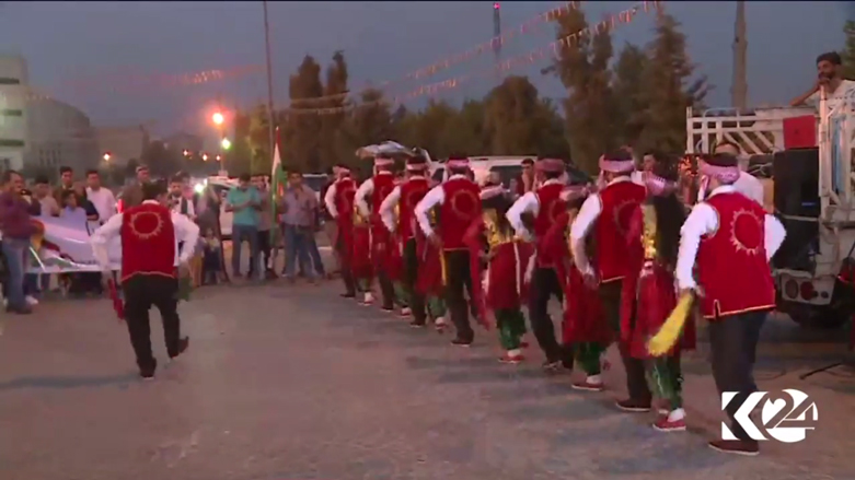 بالصور.. الكورد يواصلون إحياء الاحتفالات الداعمة للاستقلال