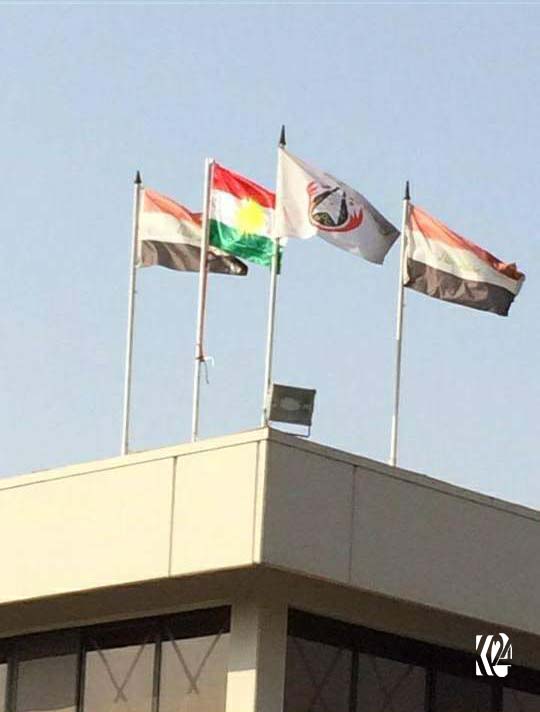 ئاڵای كوردستان لەسەر چەند كۆمپانیایەكی نەوتی كەركووك ھەڵكرا