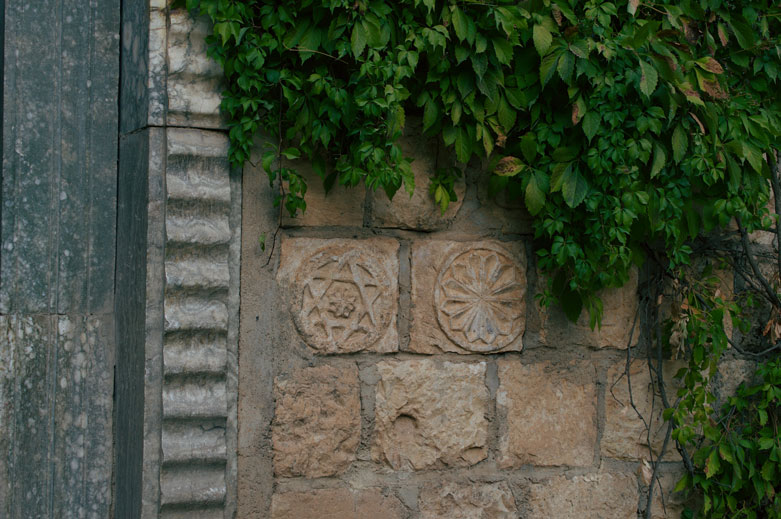 Carvings near the main temple gate