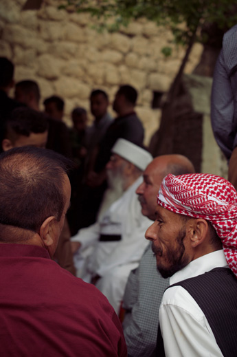 Baba Sheikh presiding over a gathering