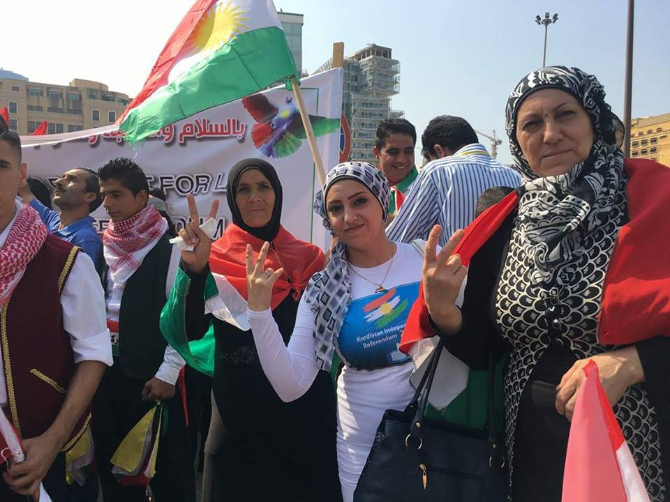 لە لوبنان ئاھەنگێك بۆ پاڵپشتی سەربەخۆیی كوردستان بەڕێوە دەچێت