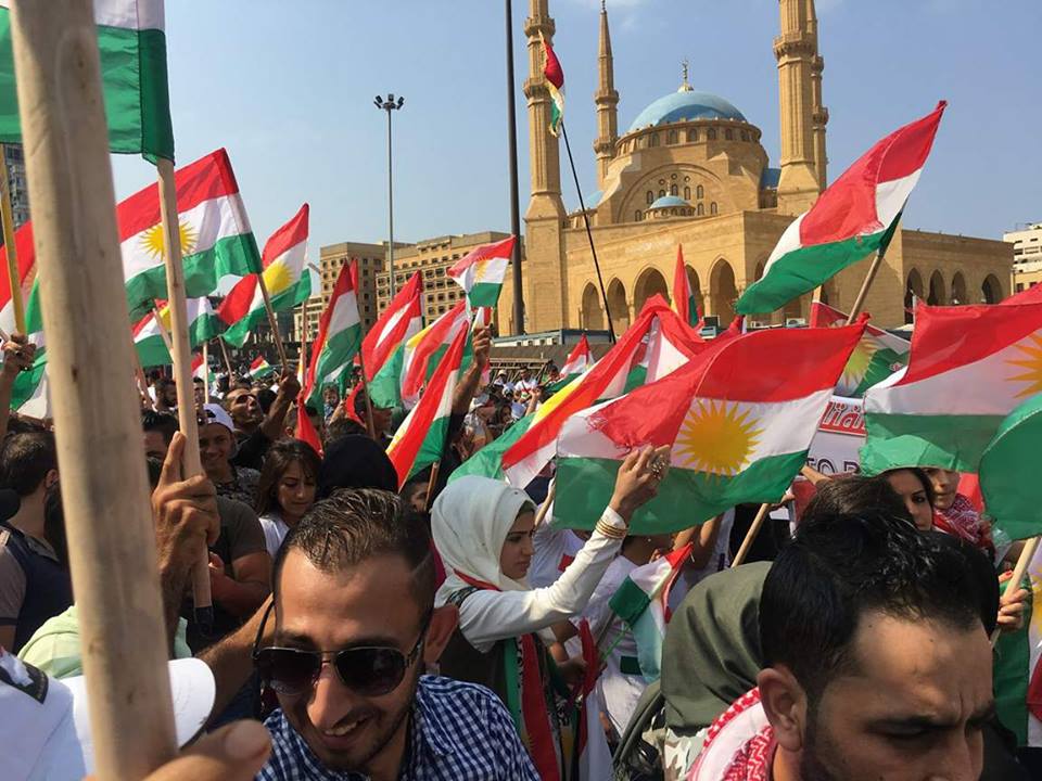 لە لوبنان ئاھەنگێك بۆ پاڵپشتی سەربەخۆیی كوردستان بەڕێوە دەچێت