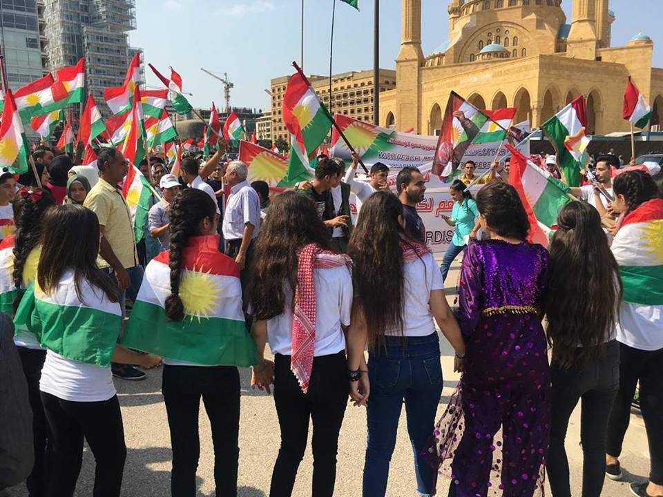 لە لوبنان ئاھەنگێك بۆ پاڵپشتی سەربەخۆیی كوردستان بەڕێوە دەچێت