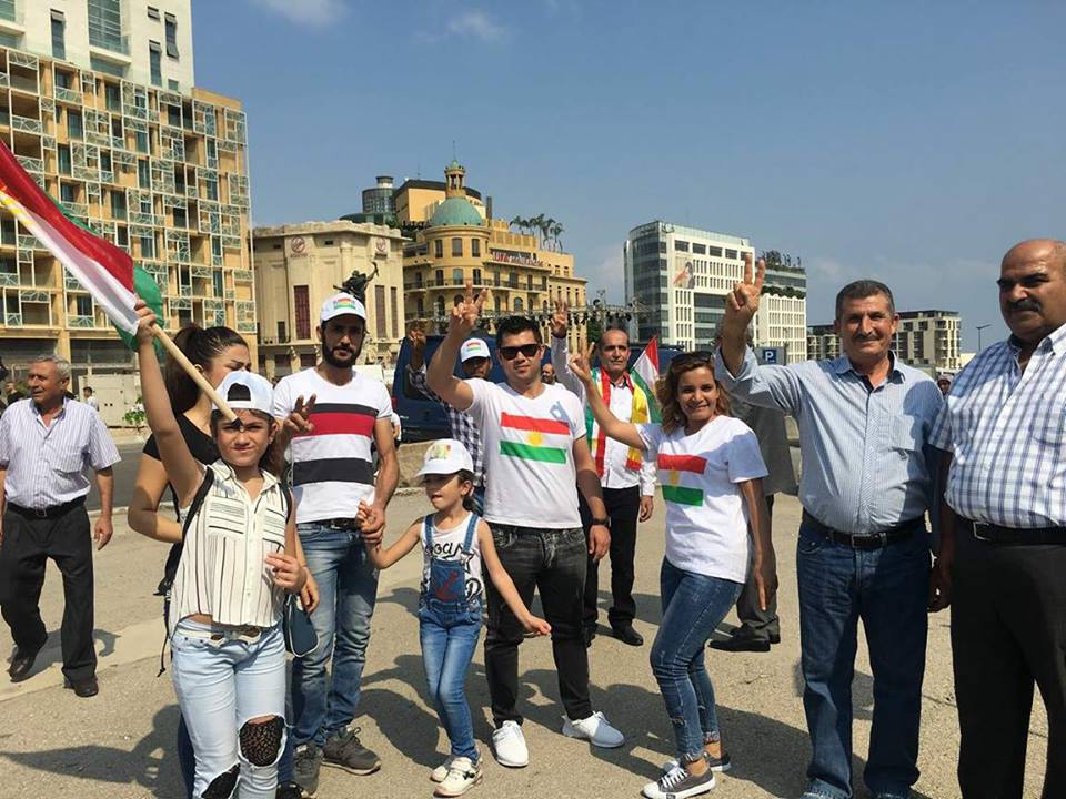 لە لوبنان ئاھەنگێك بۆ پاڵپشتی سەربەخۆیی كوردستان بەڕێوە دەچێت