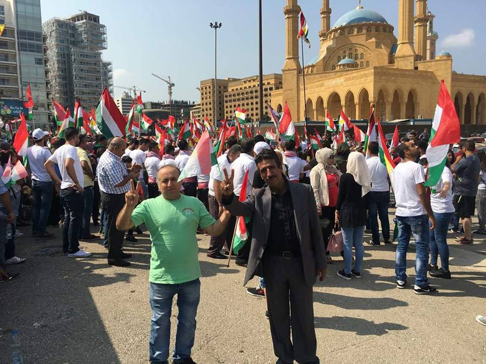 لە لوبنان ئاھەنگێك بۆ پاڵپشتی سەربەخۆیی كوردستان بەڕێوە دەچێت