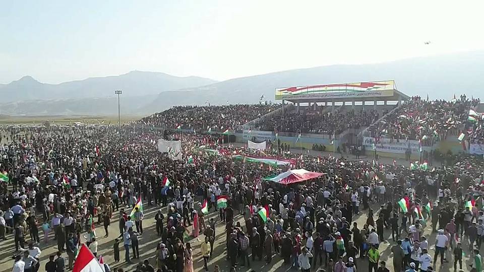 فستیوال استقلال با مشارکت دهها هزار تن در شهر سوران برگزارشد، 28 شهریور 1396