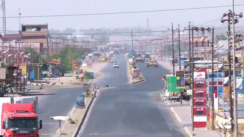 Iraqi tanks enter the Kurdish-majority city of Kirkuk after a collapse in the Kurdish Peshmerga forces' defense lines, Oct. 16, 2017. (Photo: Kurdistan 24)
