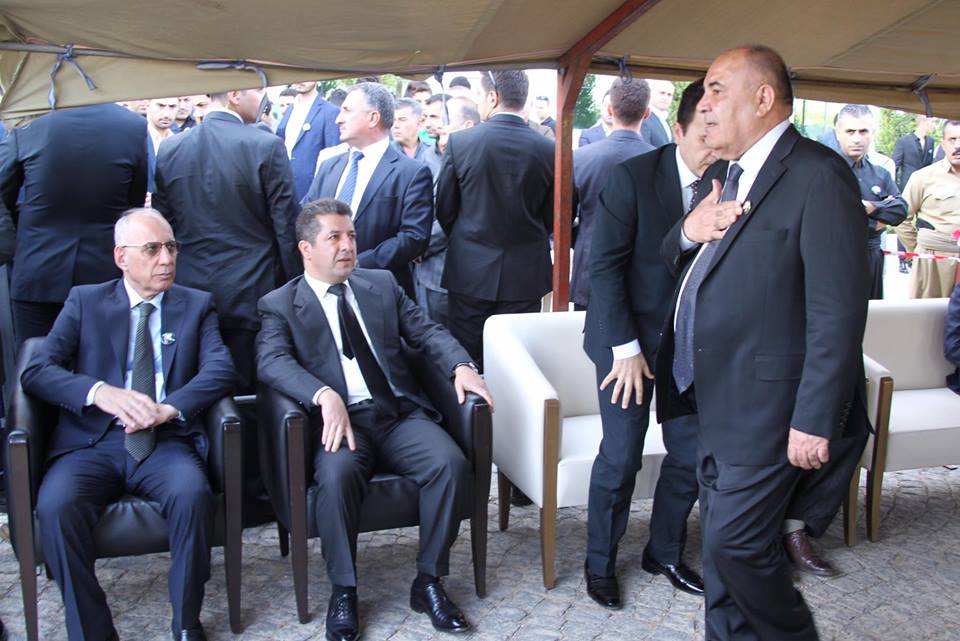 مەسرور بارزانی بەشداری لە پرسەی مام جەلال دەكات