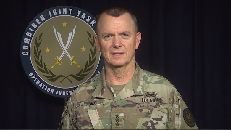 Lt. Gen. Paul Funk, the top anti-IS coalition commander. 